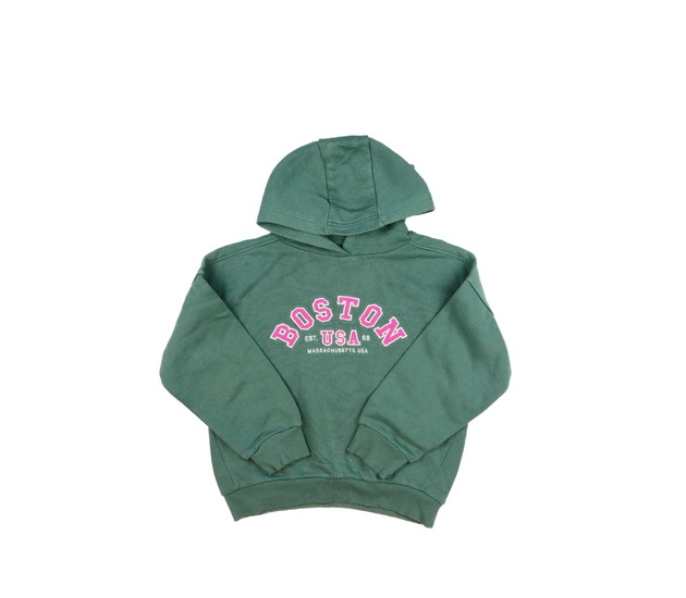 Zelená mikina s nápisem George