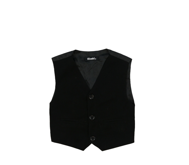 Černá společenská vesta