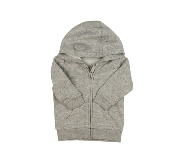 Šedá melírovaná mikina s oušky George