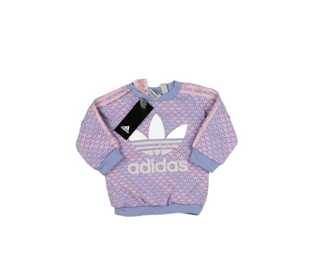 Nová modro-růžová mikina Adidas 
