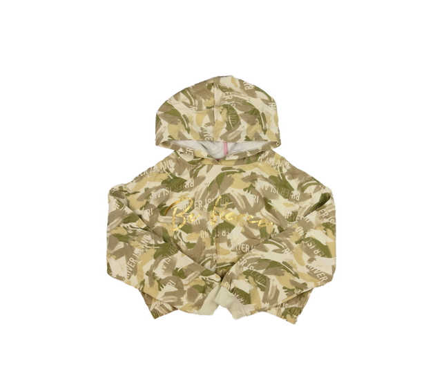 Barevná crop mikina River Island 