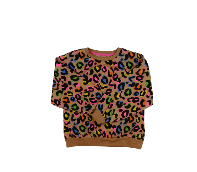 Hnědá vzorovaná mikina Next