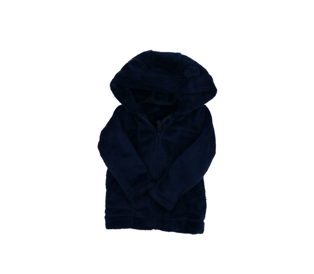 Tmavě modrá chlupatá mikina George