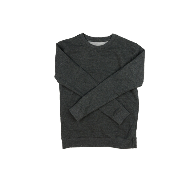 Šedá melírovaná mikina 