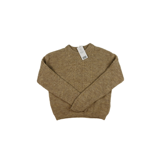 Nový hnědý kratší svetr F&F