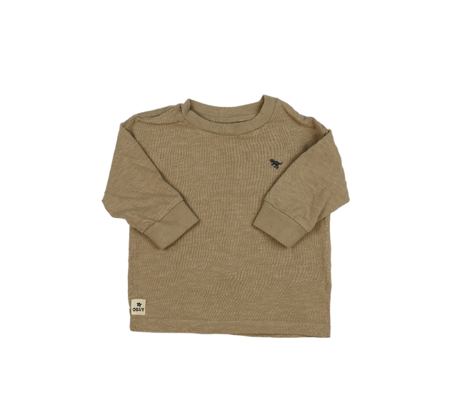 Hnědá melírovaná slabší mikina Next