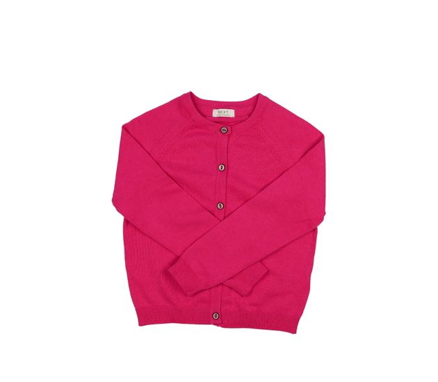Růžový propínací svetr Next