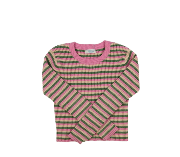 Barevně pruhovaný kratší svetr Primark 