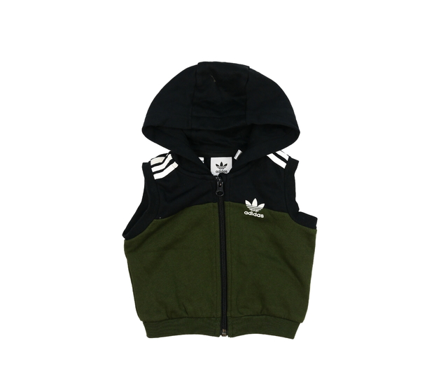 Zeleno-černá vesta Adidas 