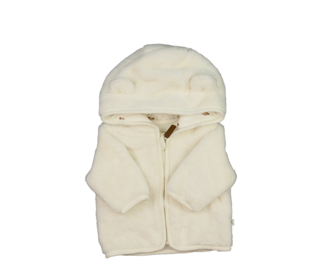 Krémová chlupatá mikina F&F