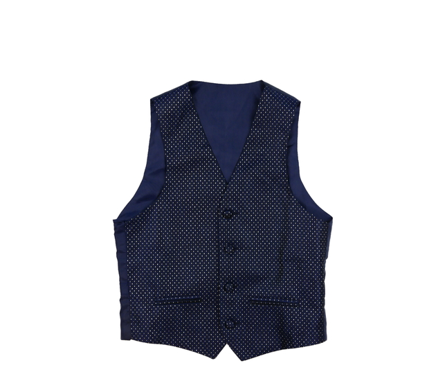 Modrá společenská vesta