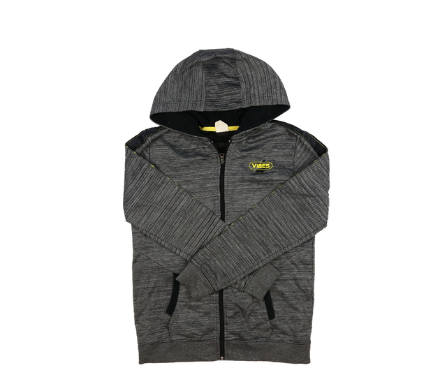 Šedá melírovaná mikina 