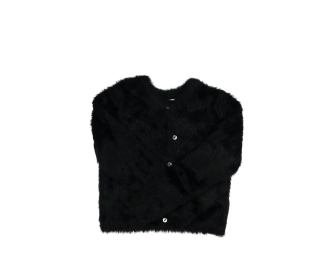 Černý žinylkový svetr Next