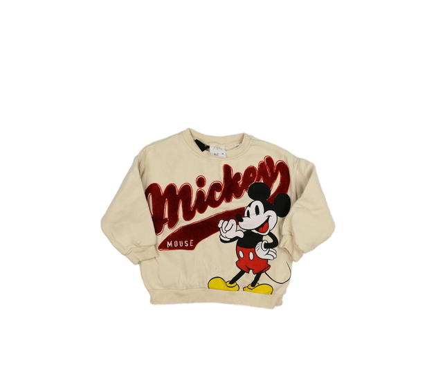 Hnědá mikina Mickey Zara 