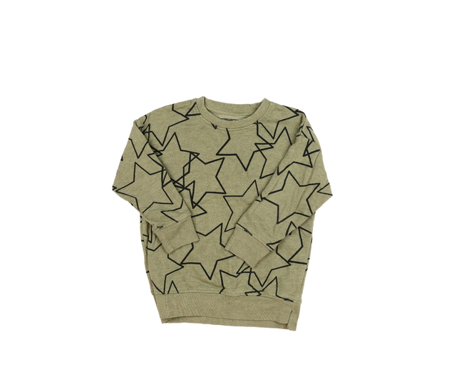 Zelená mikina s hvězdami Next