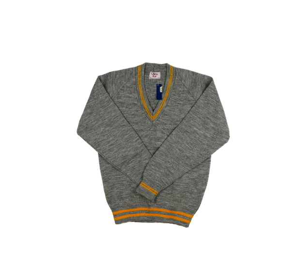 Nový šedý melírovaný svetr EUR S