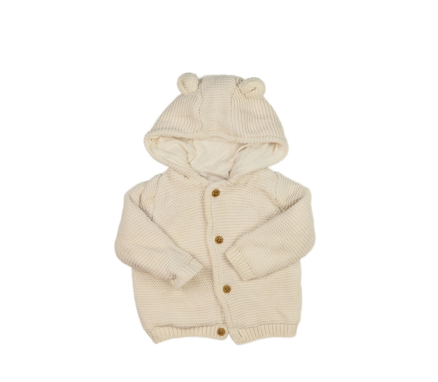 Krémový svetr s oušky a podšívkou M&S