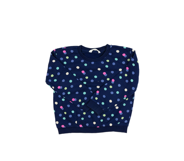 Modrá mikina s barevnými kolečky M&S