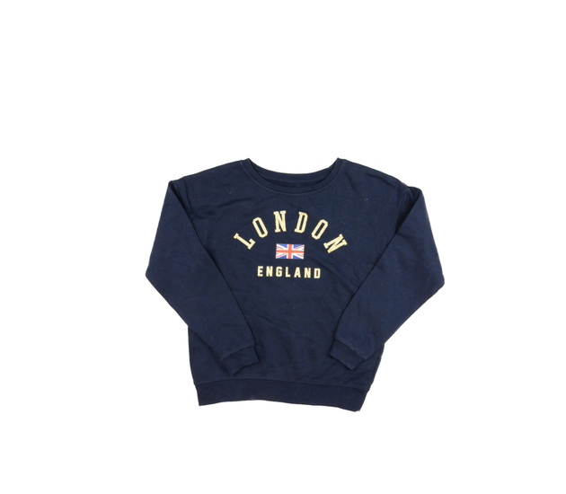 Tmavě modrá mikina s nápisem Primark 