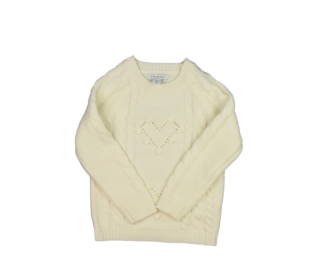Krémový madeirový svetr Primark 