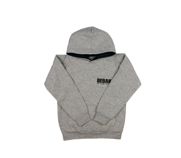 Šedá melírovaná mikina 