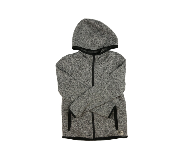 Šedá melírovaná mikina H&M