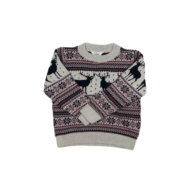 Vzorovaný svetr s jeleny M&Co 
