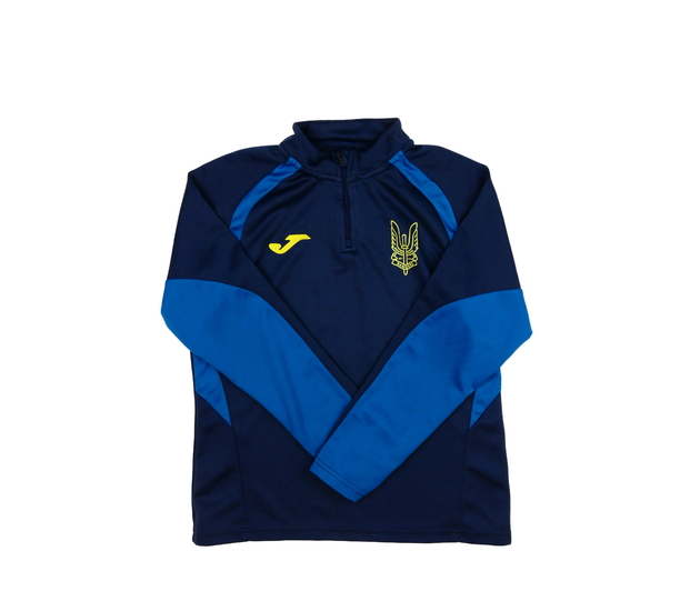 Tmavě modrá sportovní mikina 