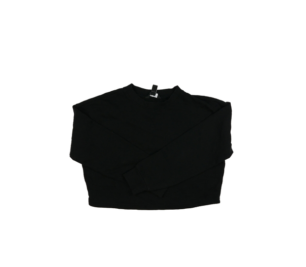 Černá crop mikina New Look 