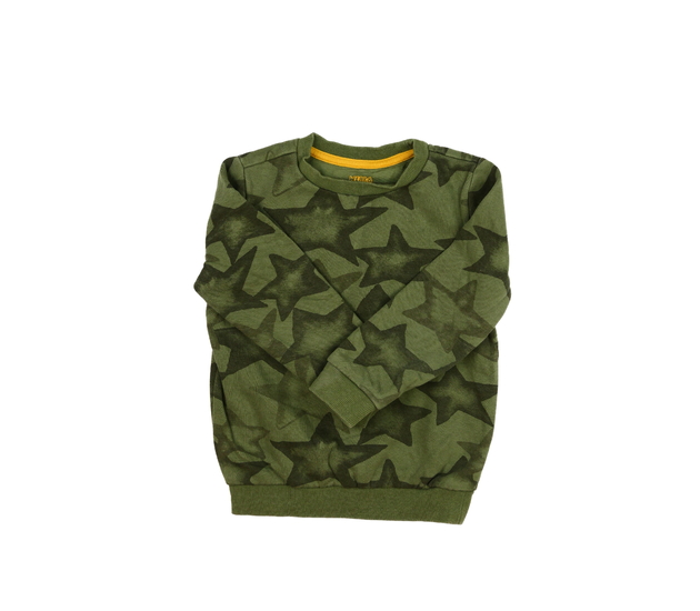 Zelená mikina s hvězdami F&F