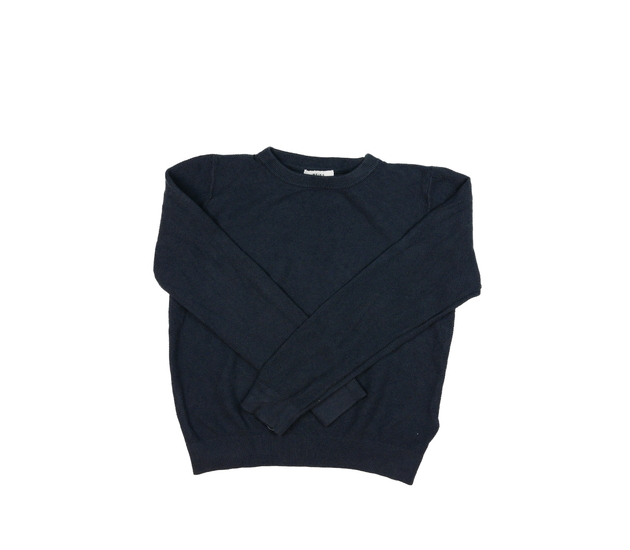 Tmavý přízový svetr 