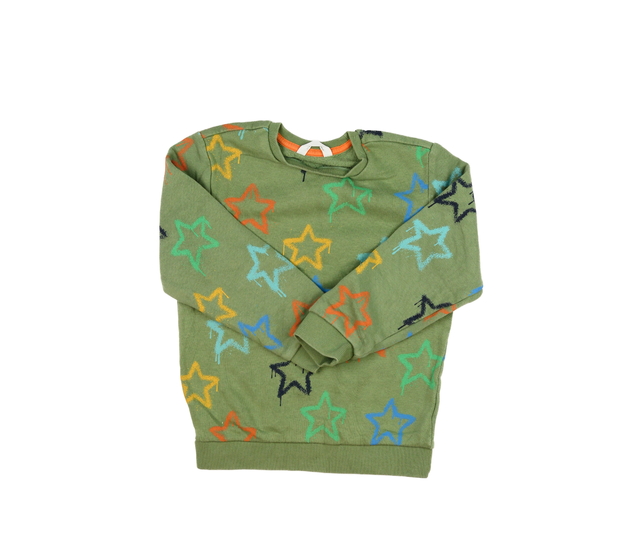 Zelená mikina s hvězdami M&S