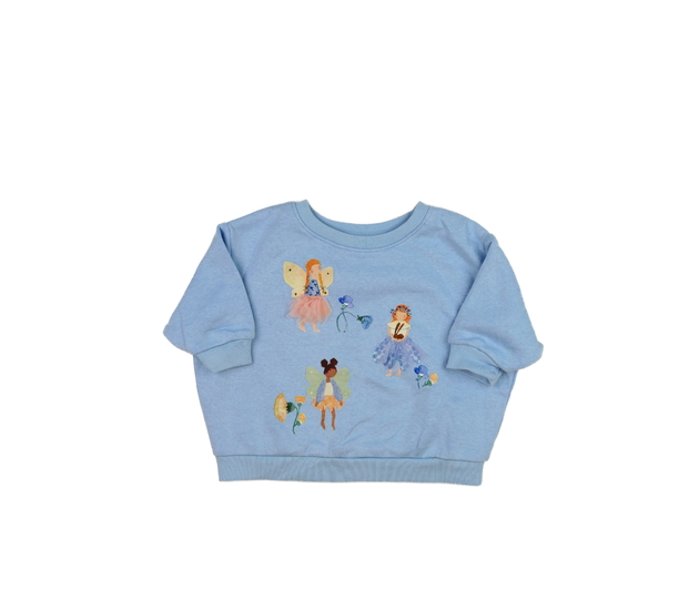 Modrá mikina s vílami Next