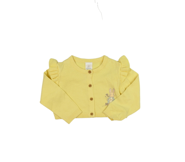 Žlutý svetr s volánky Králíček Petr 