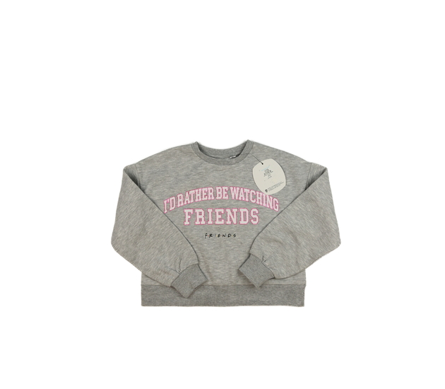 Nová šedá crop mikina F.R.I.E.N.D.S. Primark 