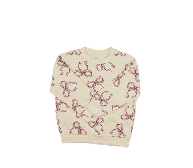 Krémová mikina s mašlemi F&F