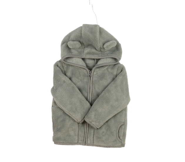 Šedá mikina s oušky 