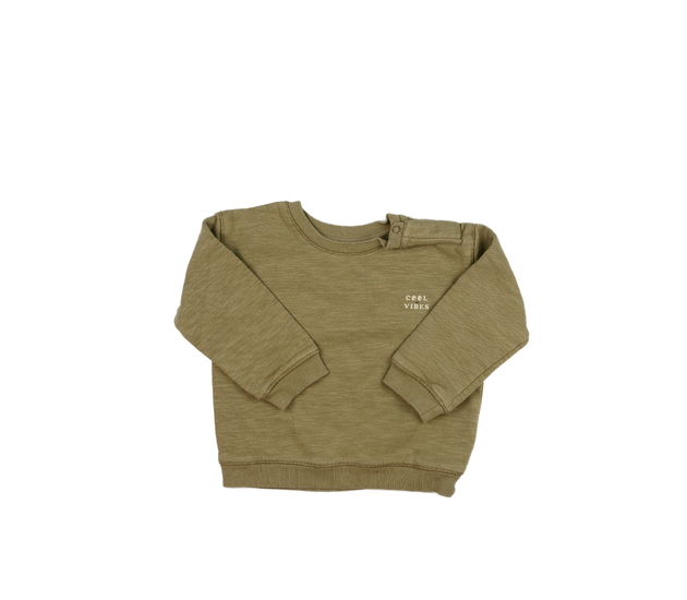 Khaki melírovaná mikina M&S