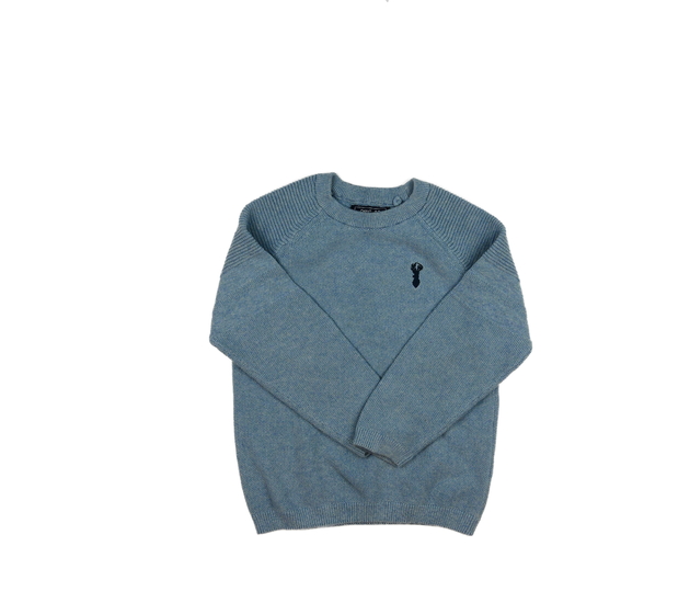 Modrý melírovaný svetr Next