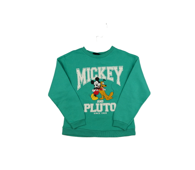 Zelená mikina Mickey Primark 