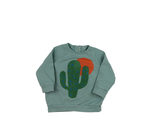 Modrá mikina s kaktusem M&S 