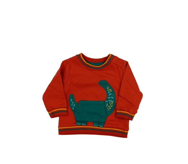 Cihlová mikina s dinosaurem Mothercare