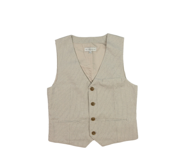 Světlá společenská vesta