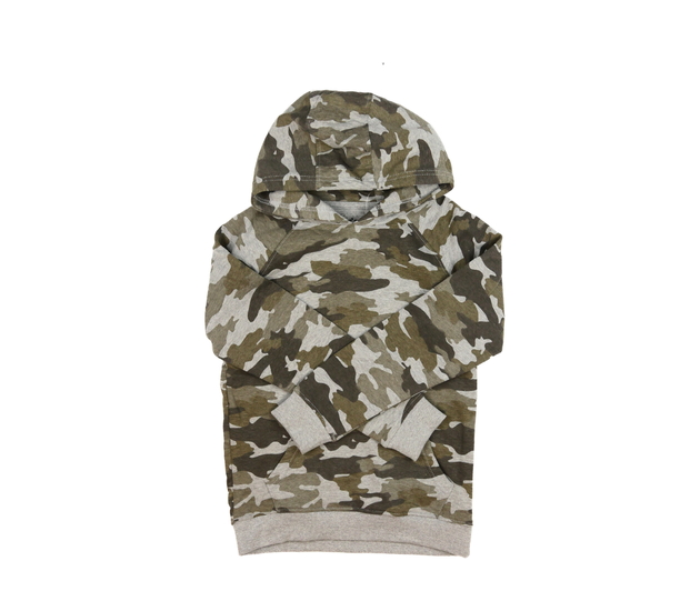 Šedá maskáčová mikina M&Co