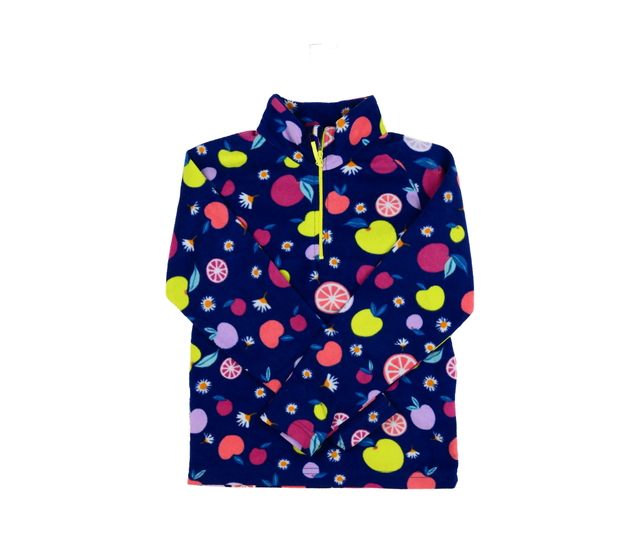 Modrá hebká mikina s ovocem Mountain Warehouse 