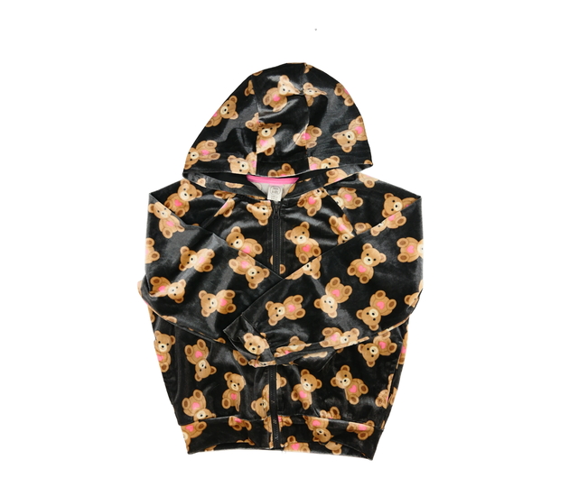 Šedá mikina s medvědy 