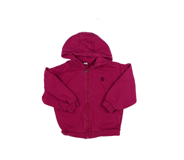 Tmavě růžová mikina s hvězdou Tu 