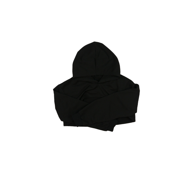 Slabá černá crop mikina 