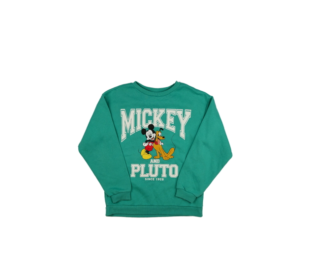 Zelená mikina Mickey Primark