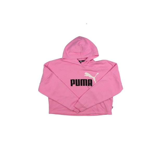 Růžová crop mikina vel. 176 Puma 